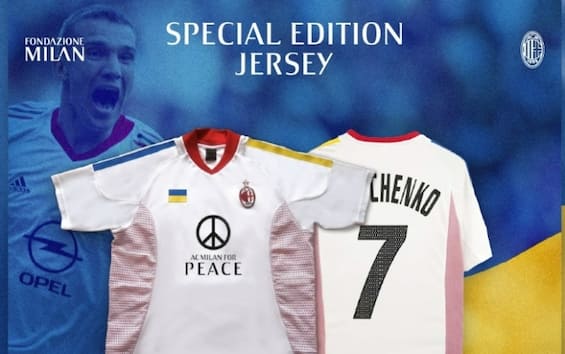 Milan per l Ucraina maglia speciale di Shevchenko e aste per la